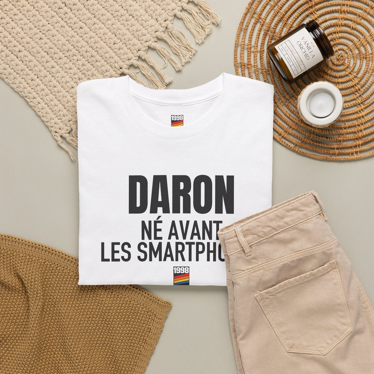 T-shirt 1998 Daron blanc