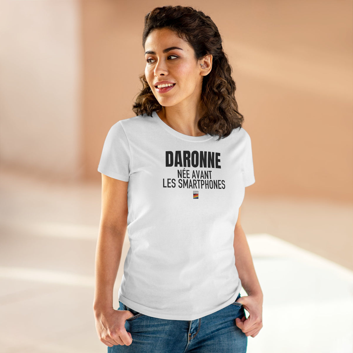 T-shirt 1998 Daronne blanc
