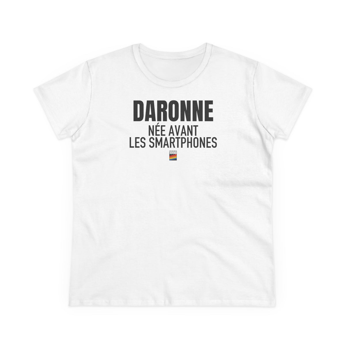 T-shirt 1998 Daronne blanc